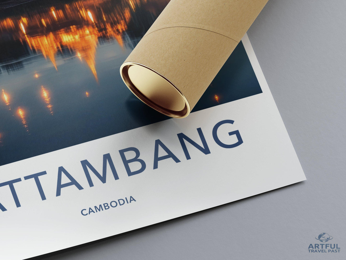 Battambang Poster - Cambodia Wall Art