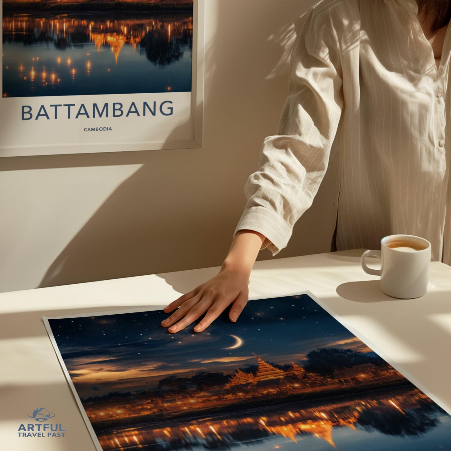 Battambang Poster - Cambodia Wall Art
