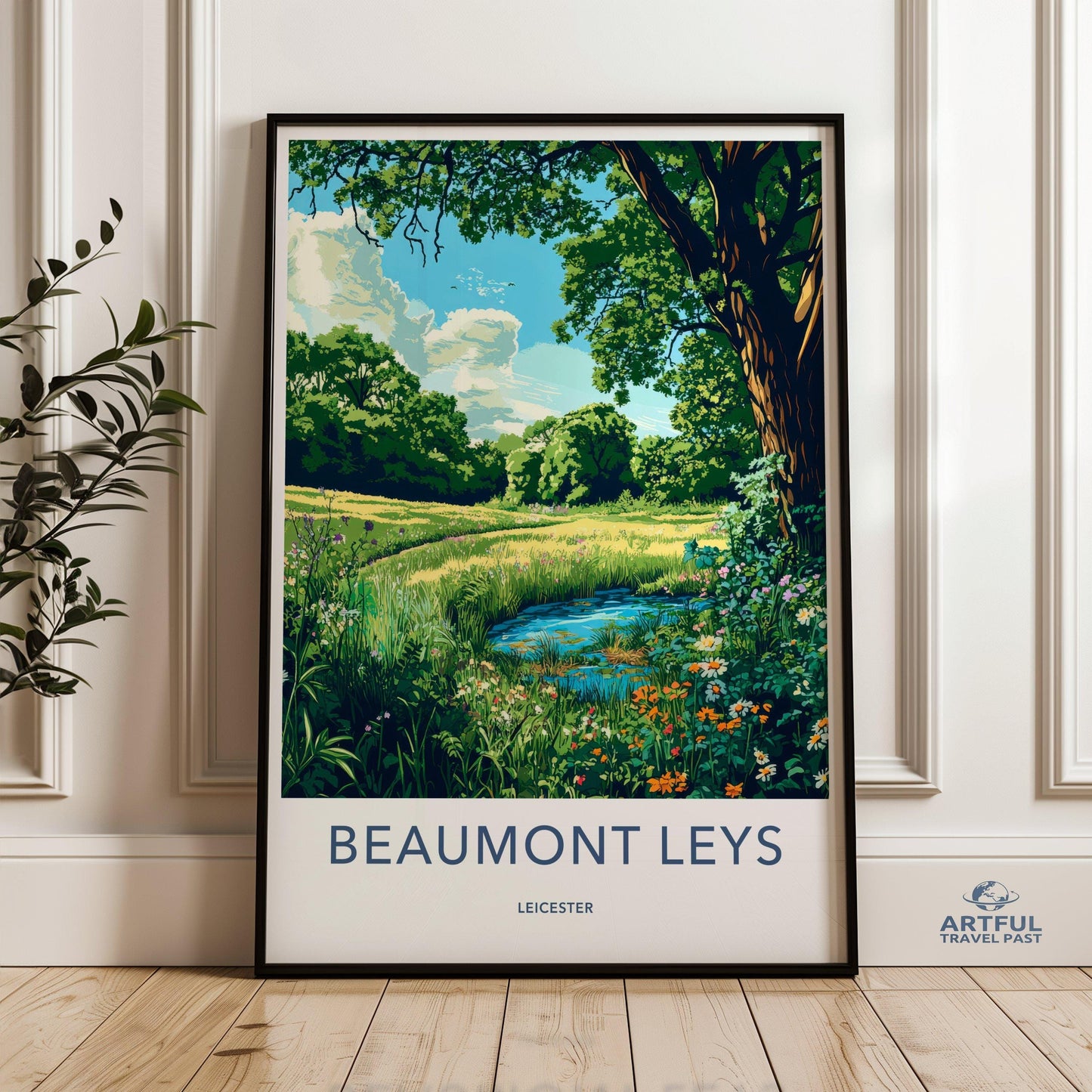 Beaumont Leys Poster - England Wall Art