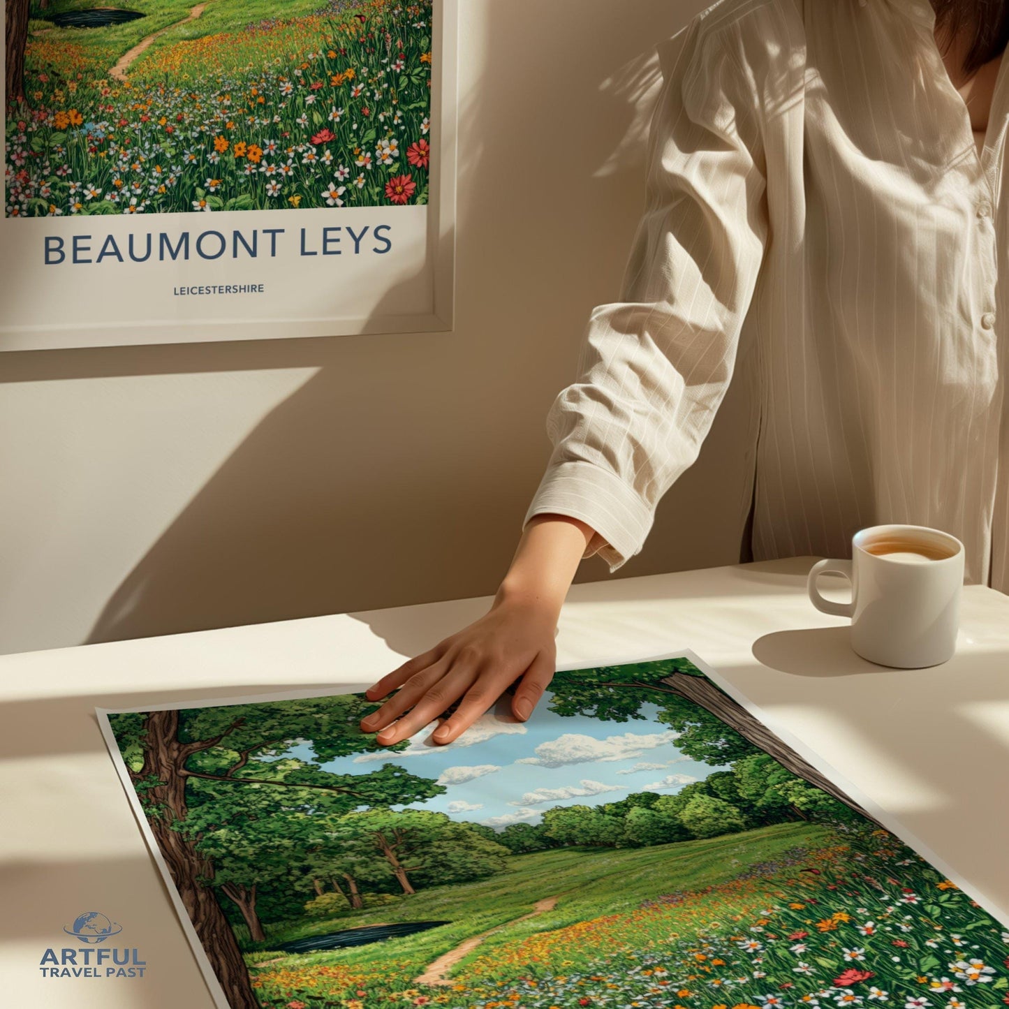 Beaumont Leys Poster - Leicestershire Wall Art