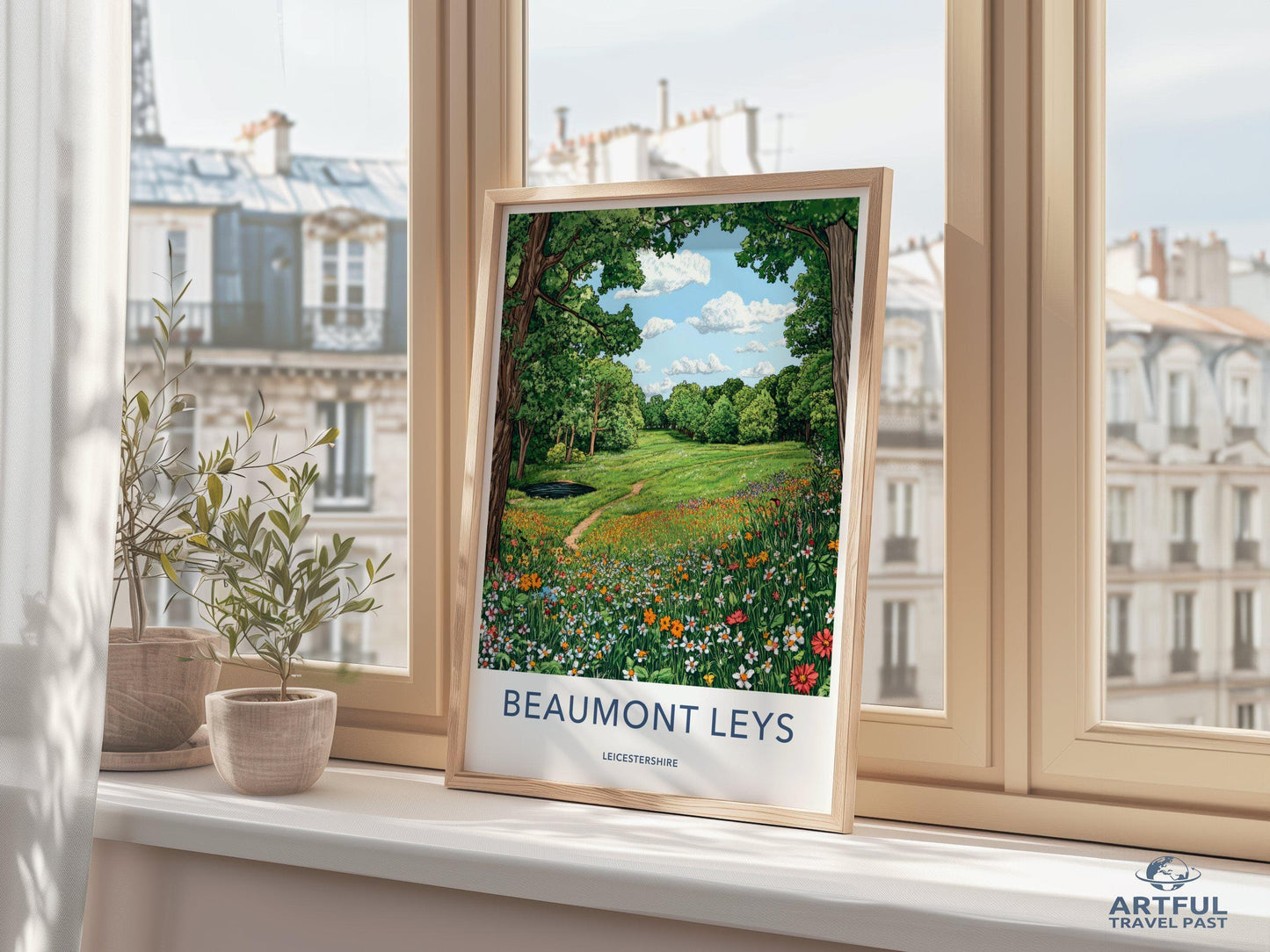 Beaumont Leys Poster - Leicestershire Wall Art