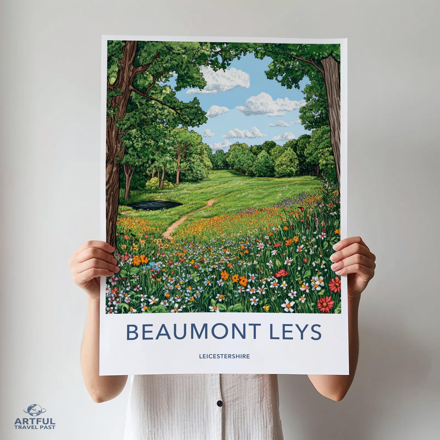 Beaumont Leys Poster - Leicestershire Wall Art