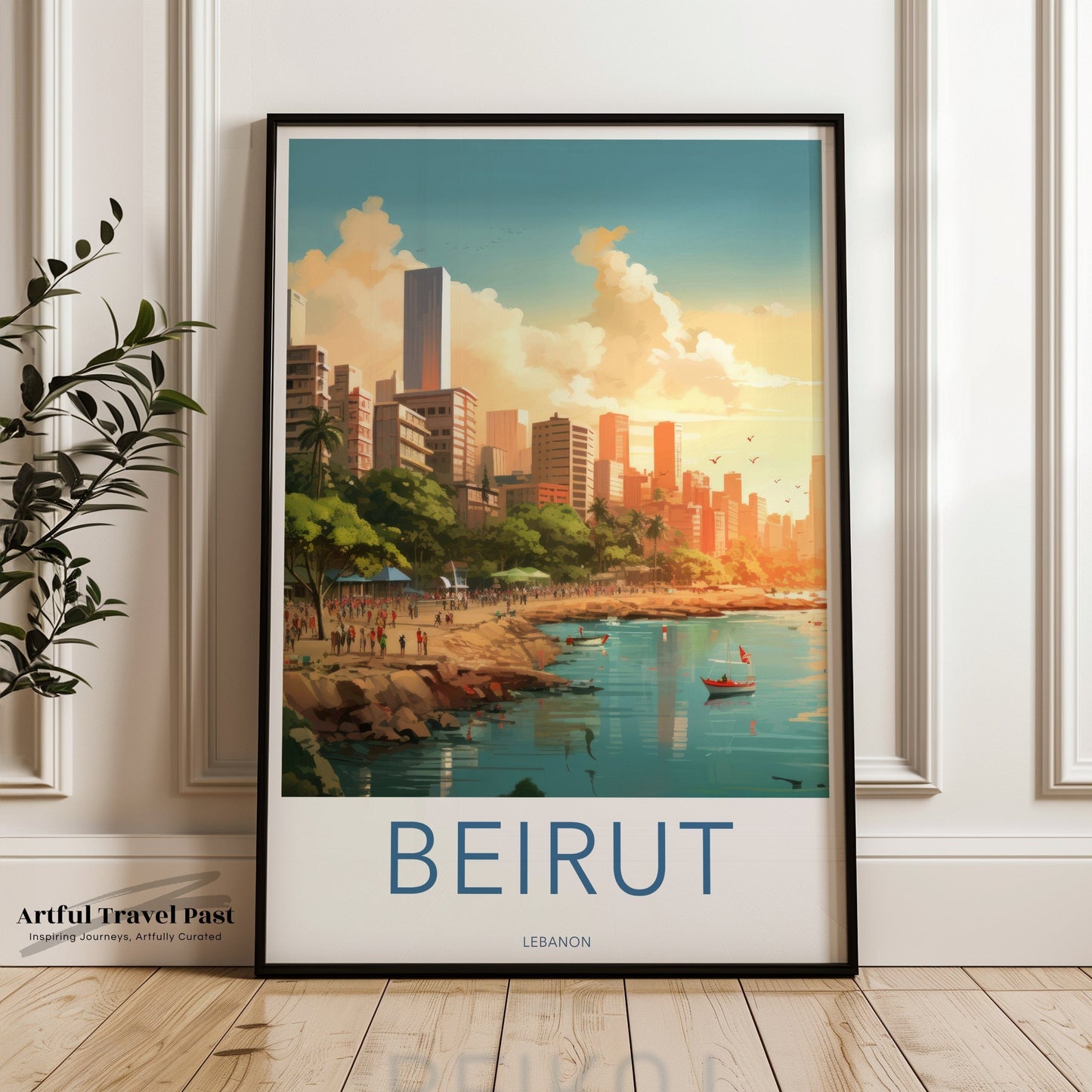 Beirut Poster - Lebanon Wall Art
