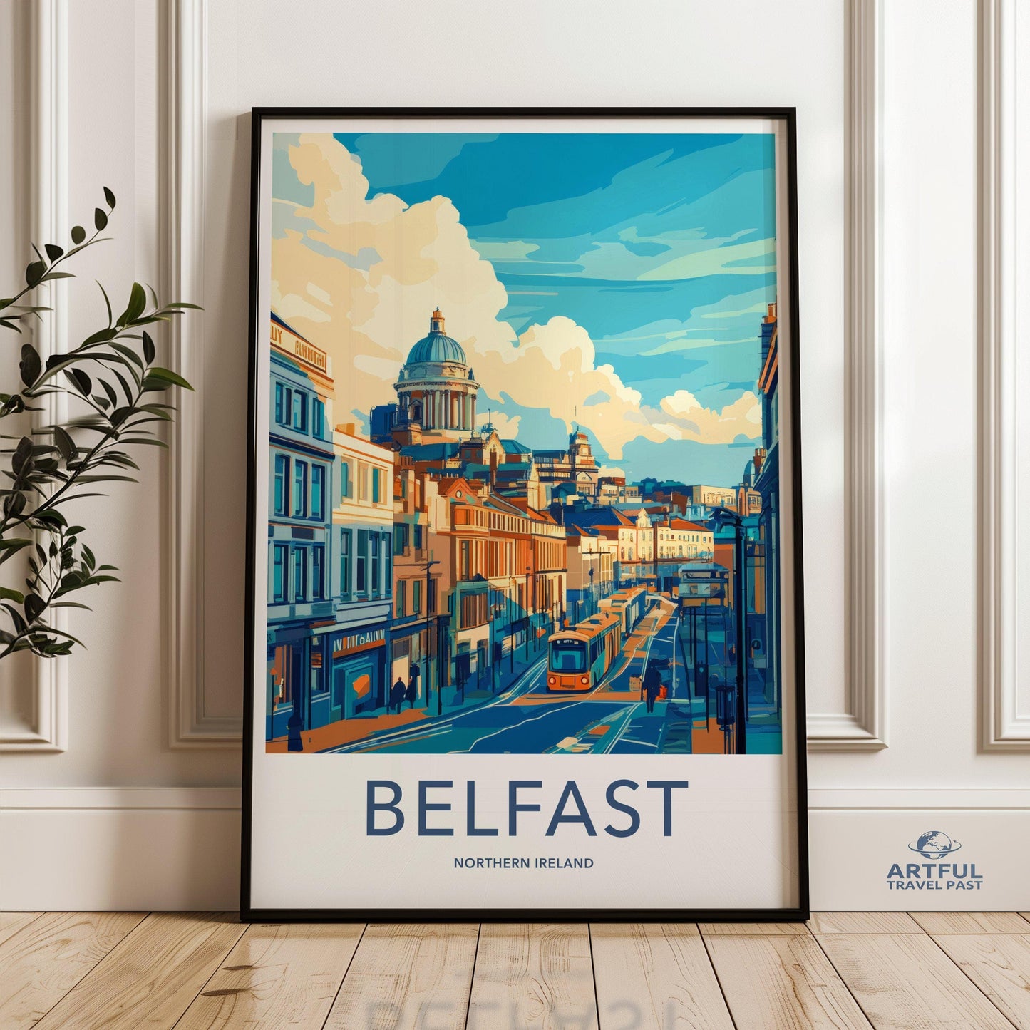 Belfast Poster - UK Wall Art