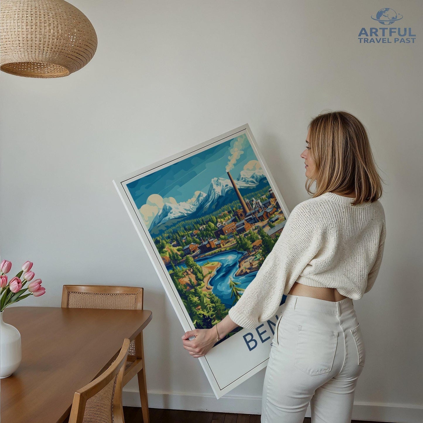 Bend Poster | Oregon Wall Art | America Decor