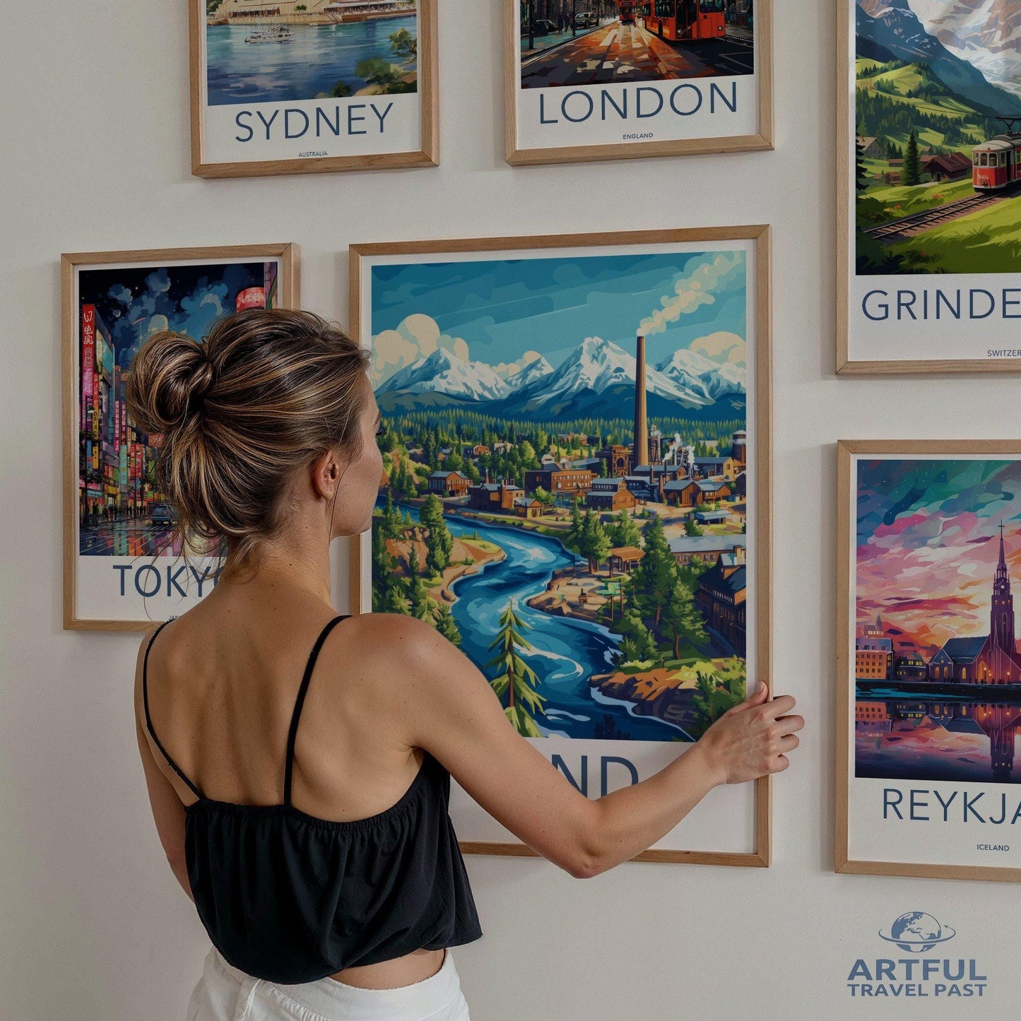 Bend Poster | Oregon Wall Art | America Decor