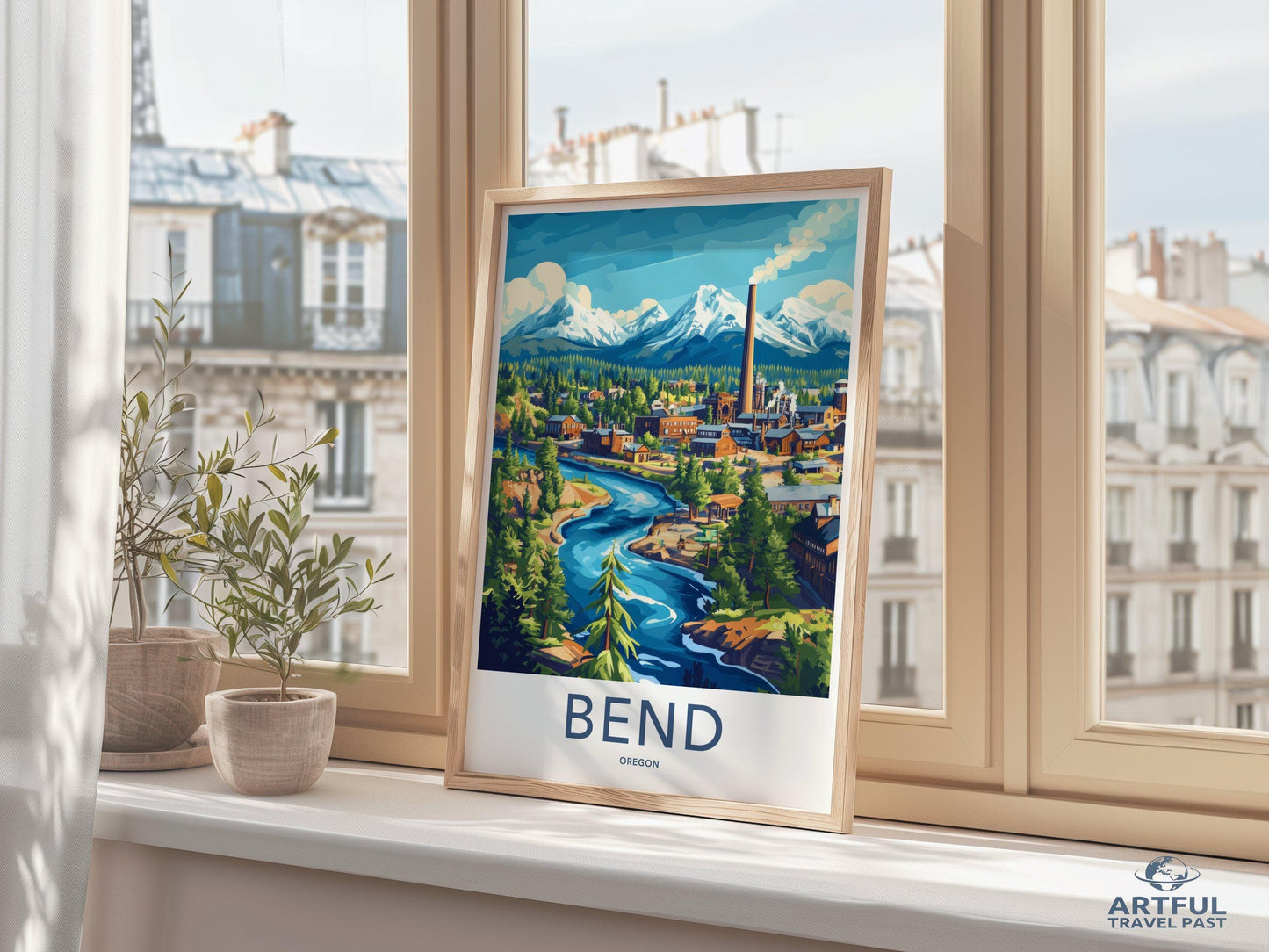 Bend Poster | Oregon Wall Art | America Decor