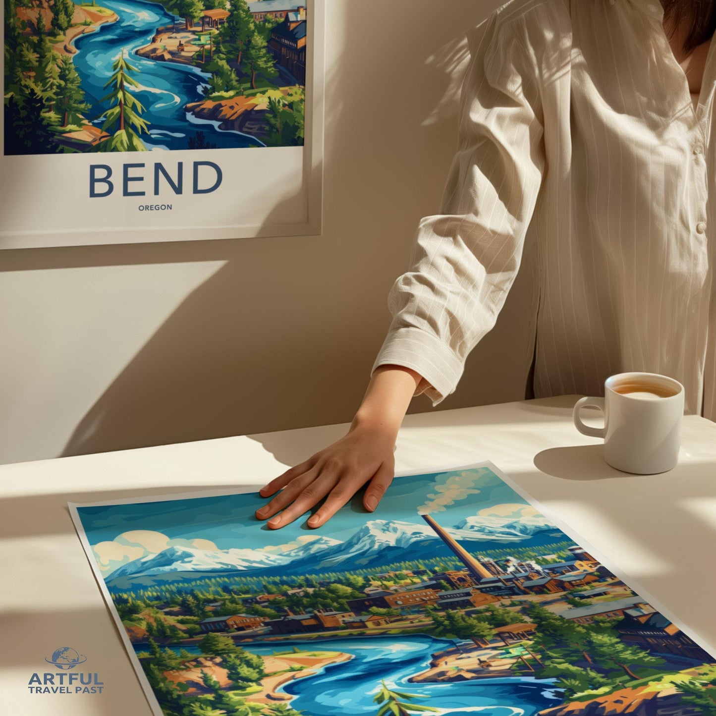 Bend Poster | Oregon Wall Art | America Decor