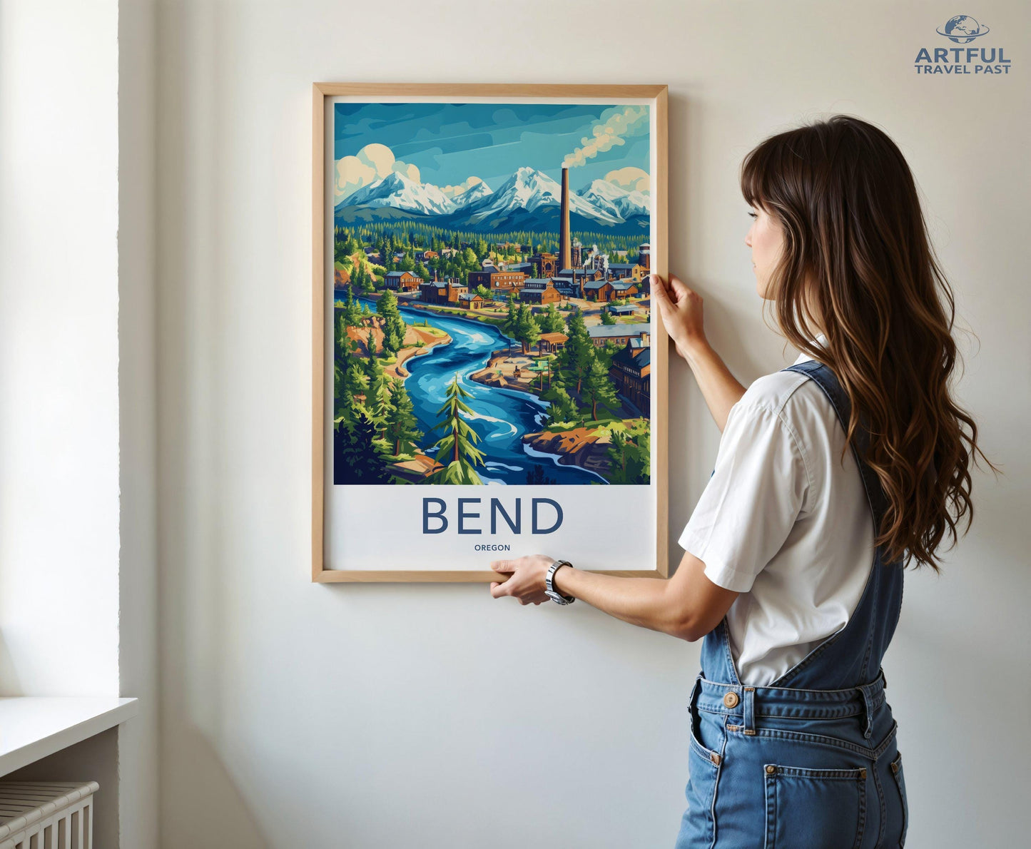 Bend Poster | Oregon Wall Art | America Decor