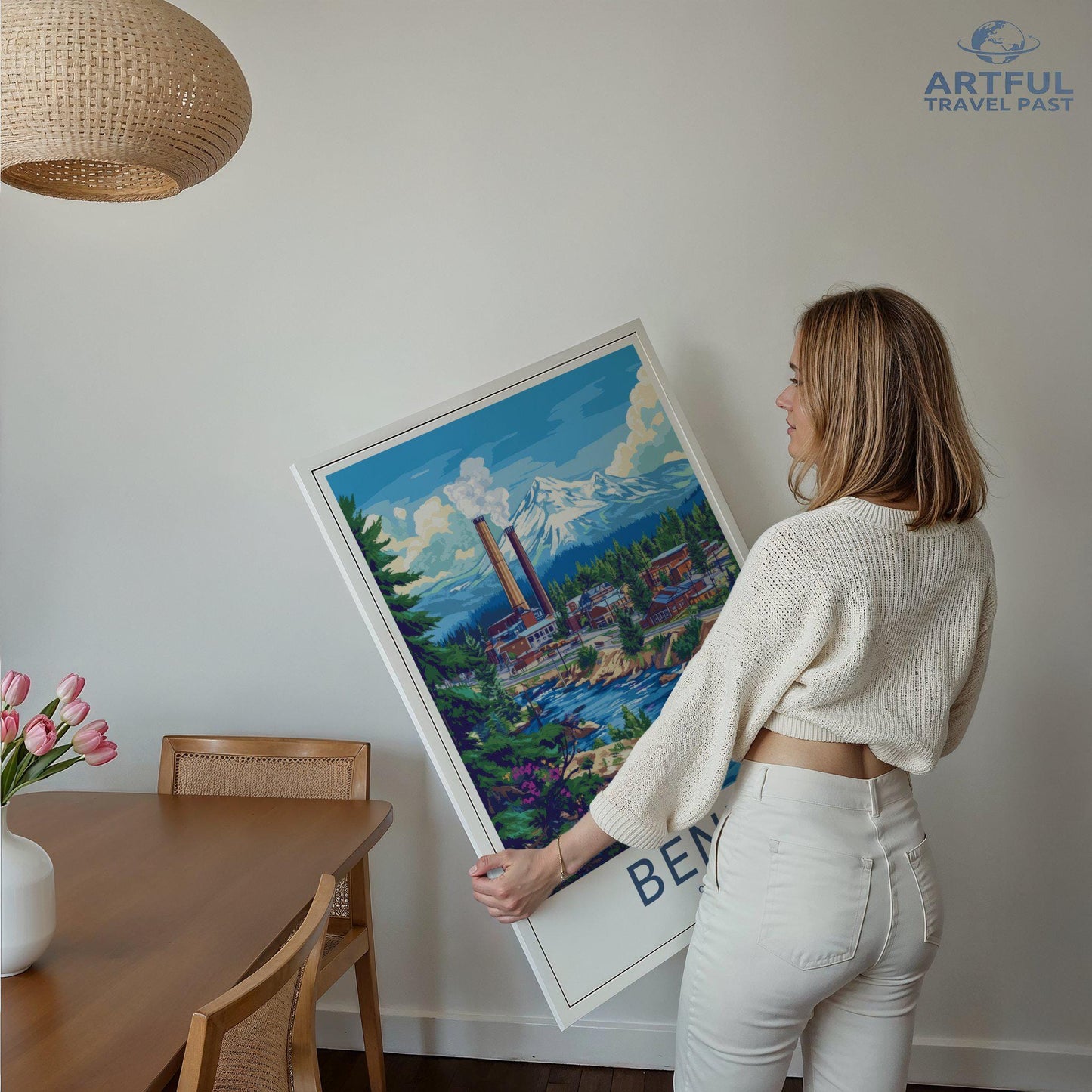 Bend Poster | Oregon Wall Art | America Decor