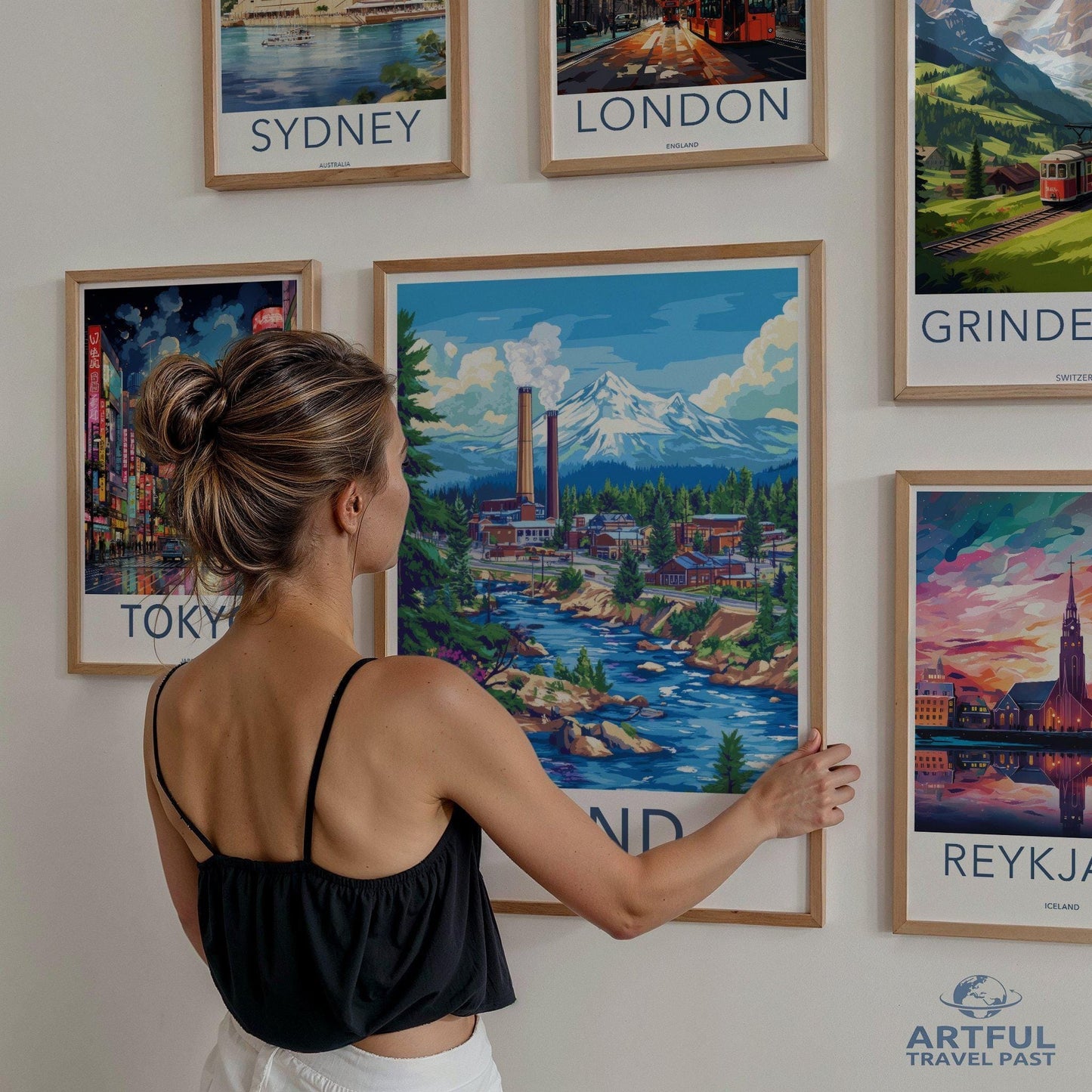 Bend Poster | Oregon Wall Art | America Decor