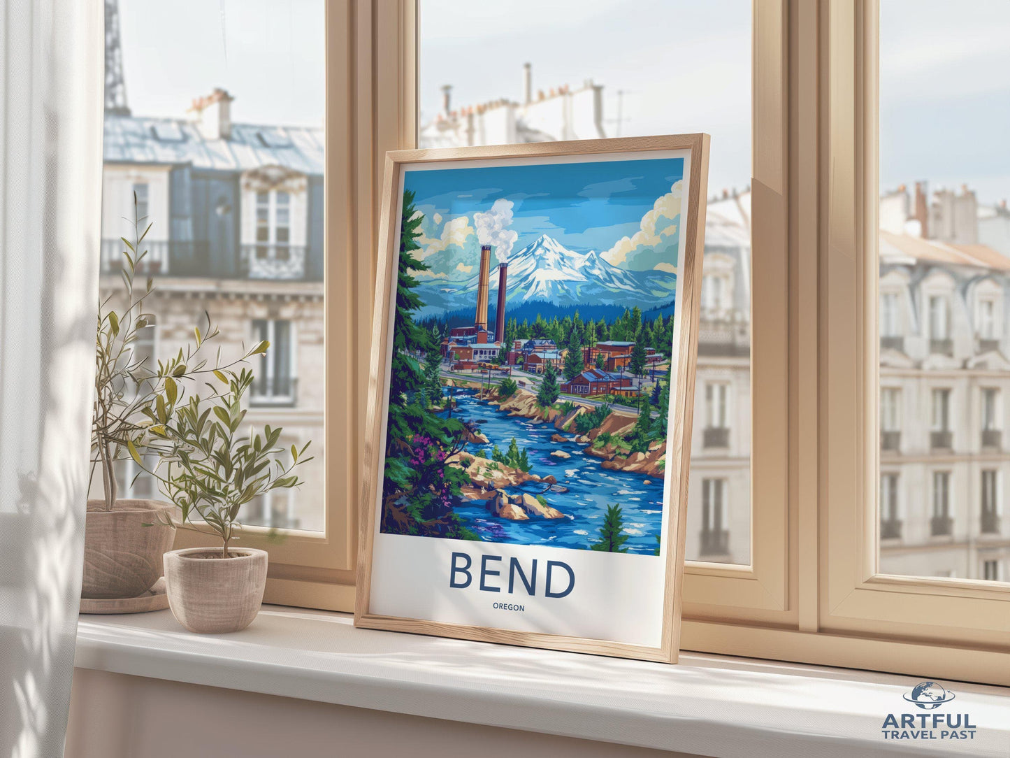 Bend Poster | Oregon Wall Art | America Decor
