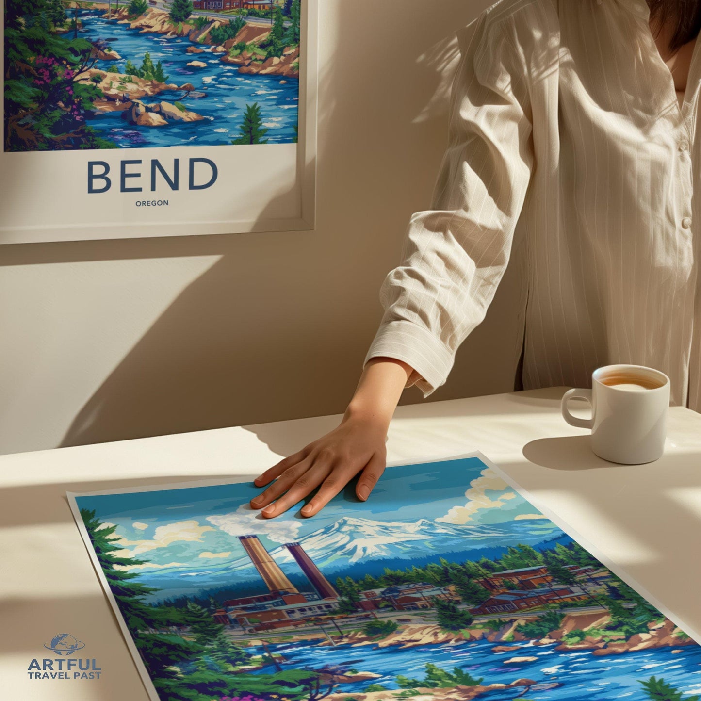 Bend Poster | Oregon Wall Art | America Decor