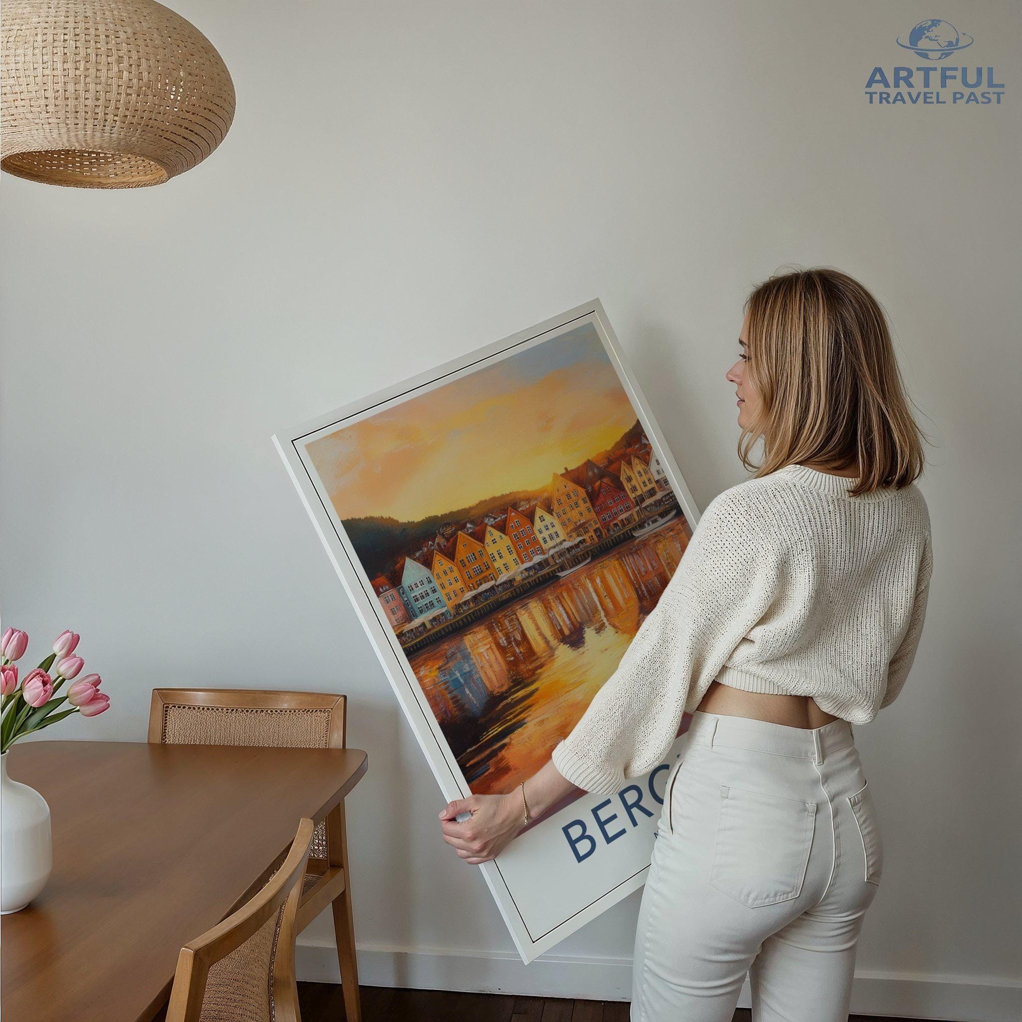 Bergen Poster - Norway Wall Art