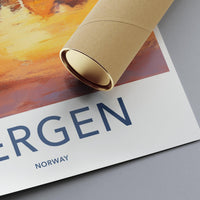 Bergen Poster - Norway Wall Art
