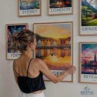 Bergen Poster - Norway Wall Art