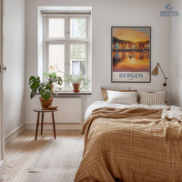 Bergen Poster - Norway Wall Art