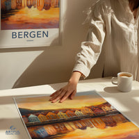 Bergen Poster - Norway Wall Art