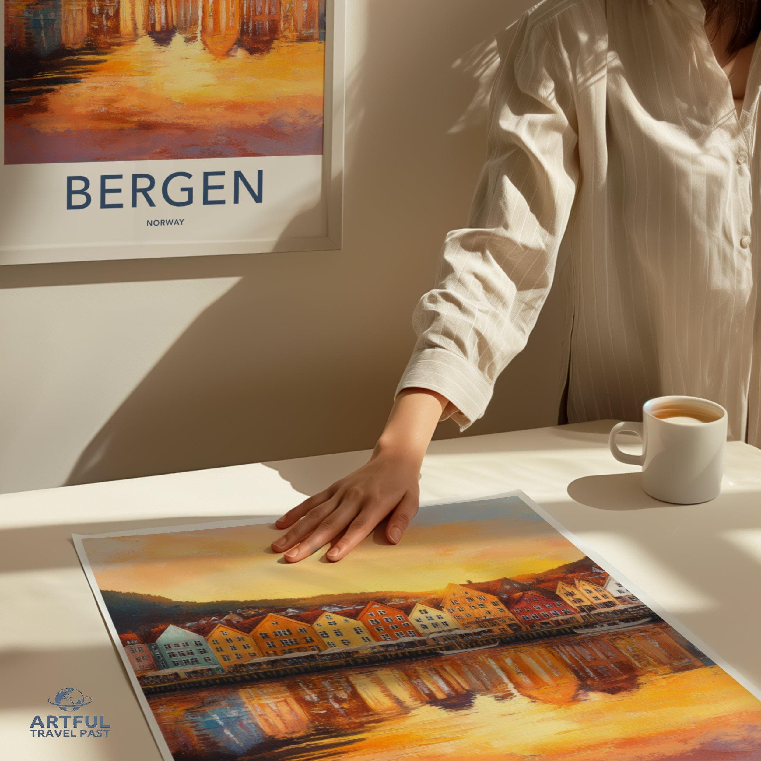 Bergen Poster - Norway Wall Art