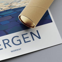 Bergen Poster - Norway Wall Art