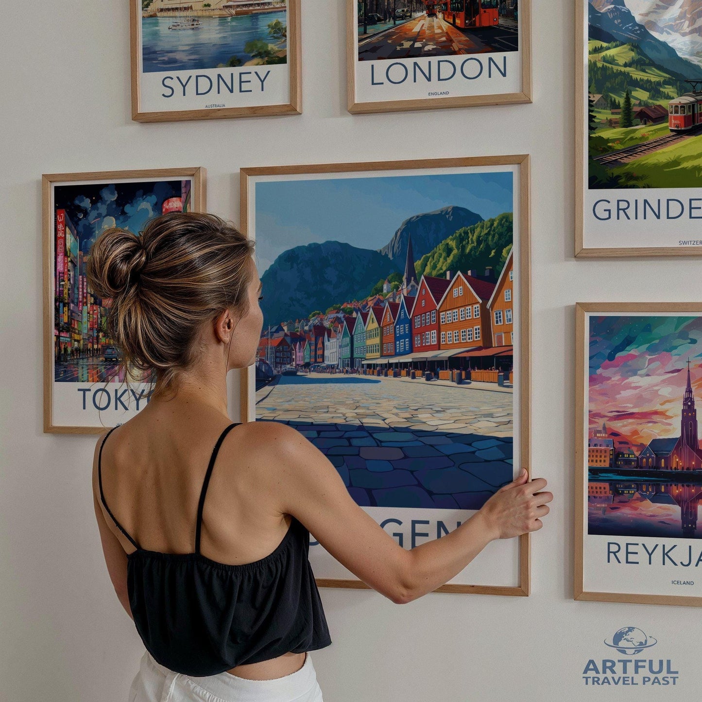 Bergen Poster - Norway Wall Art