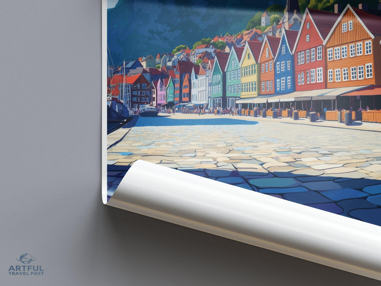 Bergen Poster - Norway Wall Art