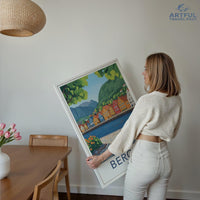 Bergen Poster - Norway Wall Art