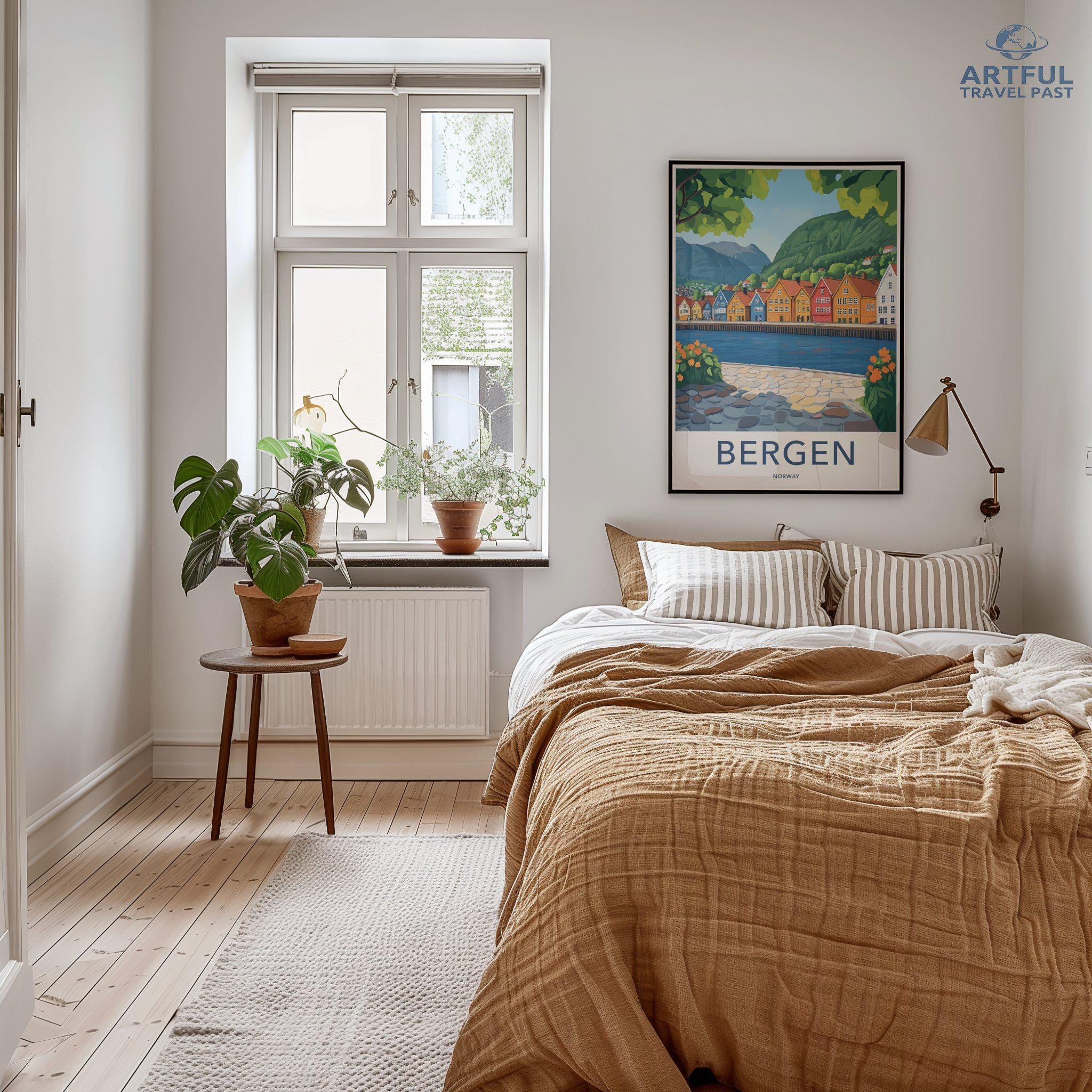 Bergen Poster - Norway Wall Art