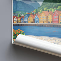 Bergen Poster - Norway Wall Art