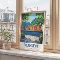 Bergen Poster - Norway Wall Art