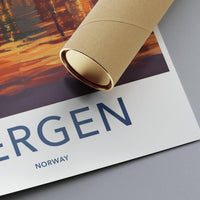 Bergen Poster - Norway Wall Art