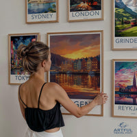 Bergen Poster - Norway Wall Art