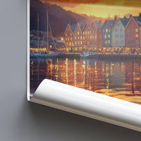 Bergen Poster - Norway Wall Art