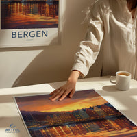 Bergen Poster - Norway Wall Art