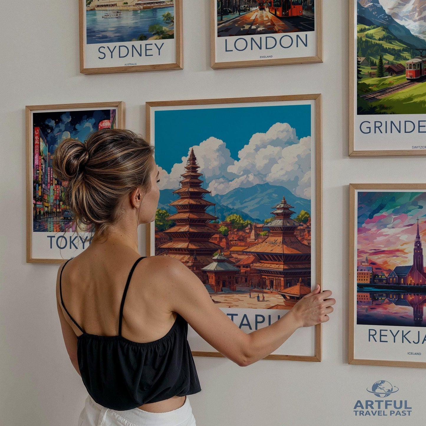Bhaktapur Poster - Nepal Wall Art
