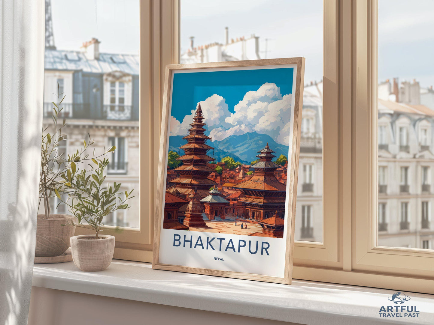 Bhaktapur Poster - Nepal Wall Art
