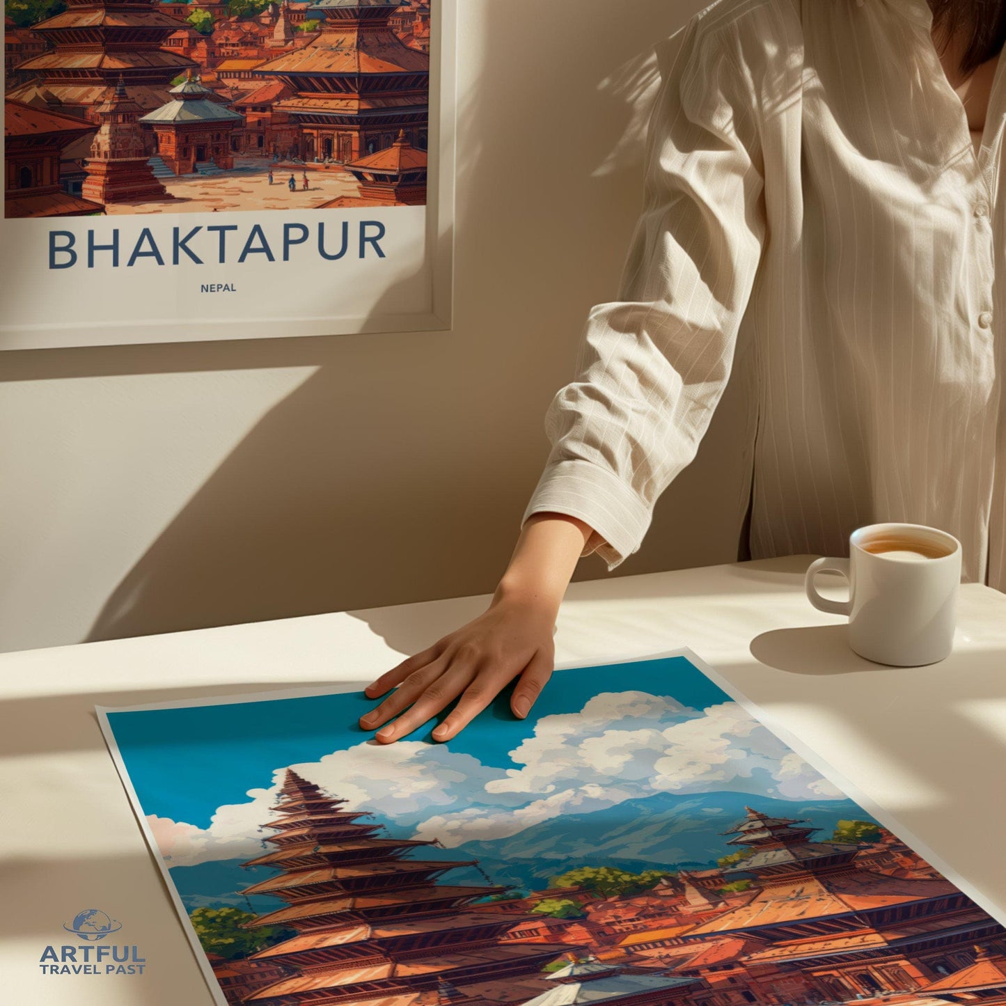 Bhaktapur Poster - Nepal Wall Art