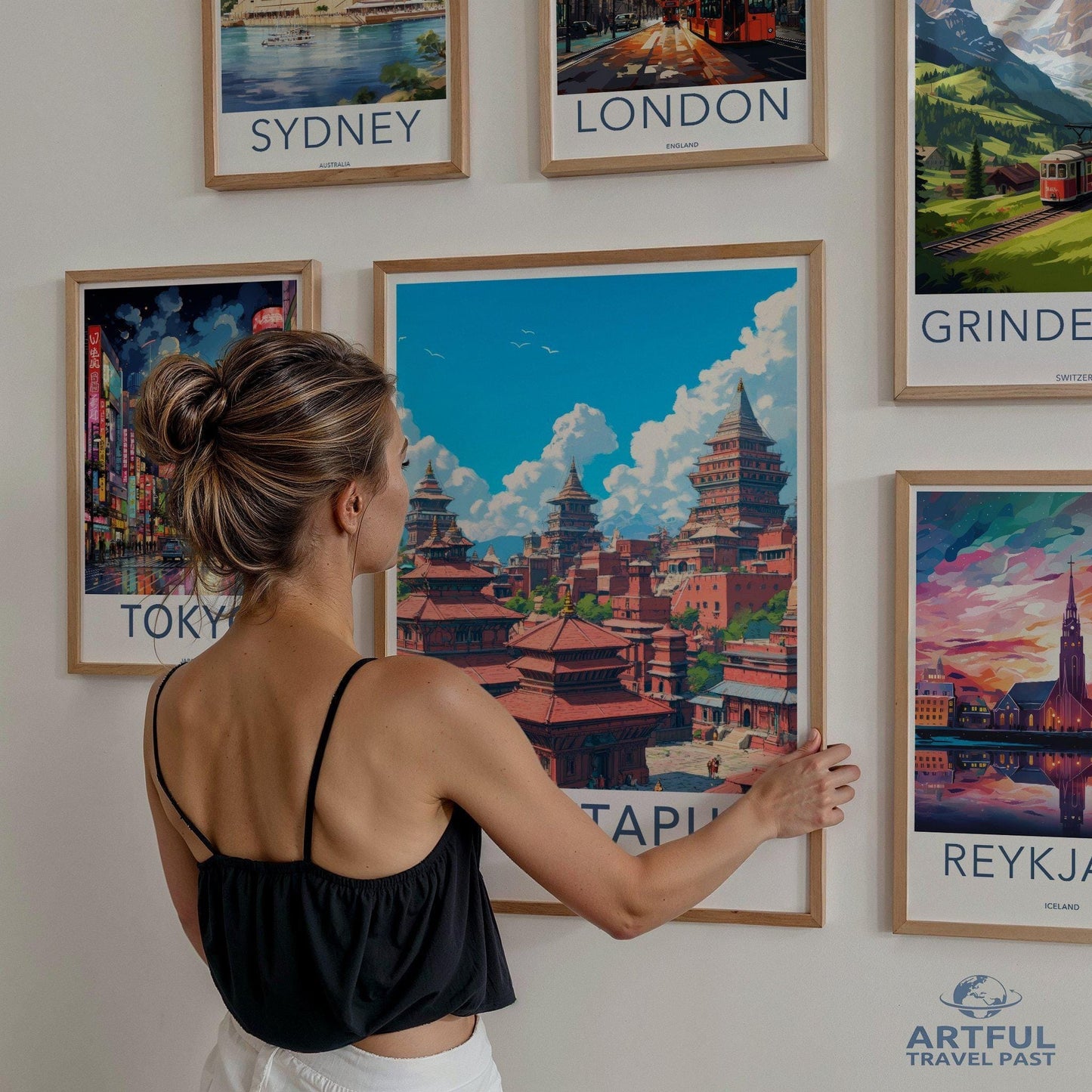 Bhaktapur Poster - Nepal Wall Art