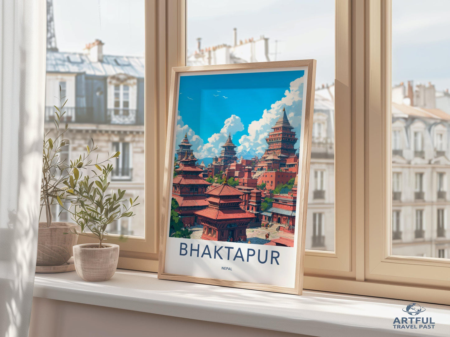 Bhaktapur Poster - Nepal Wall Art
