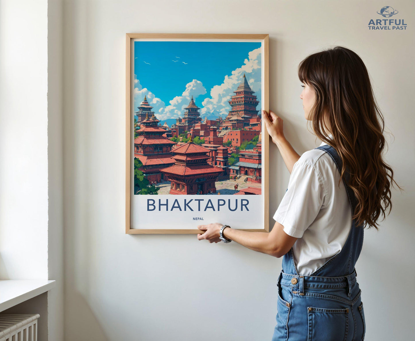 Bhaktapur Poster - Nepal Wall Art