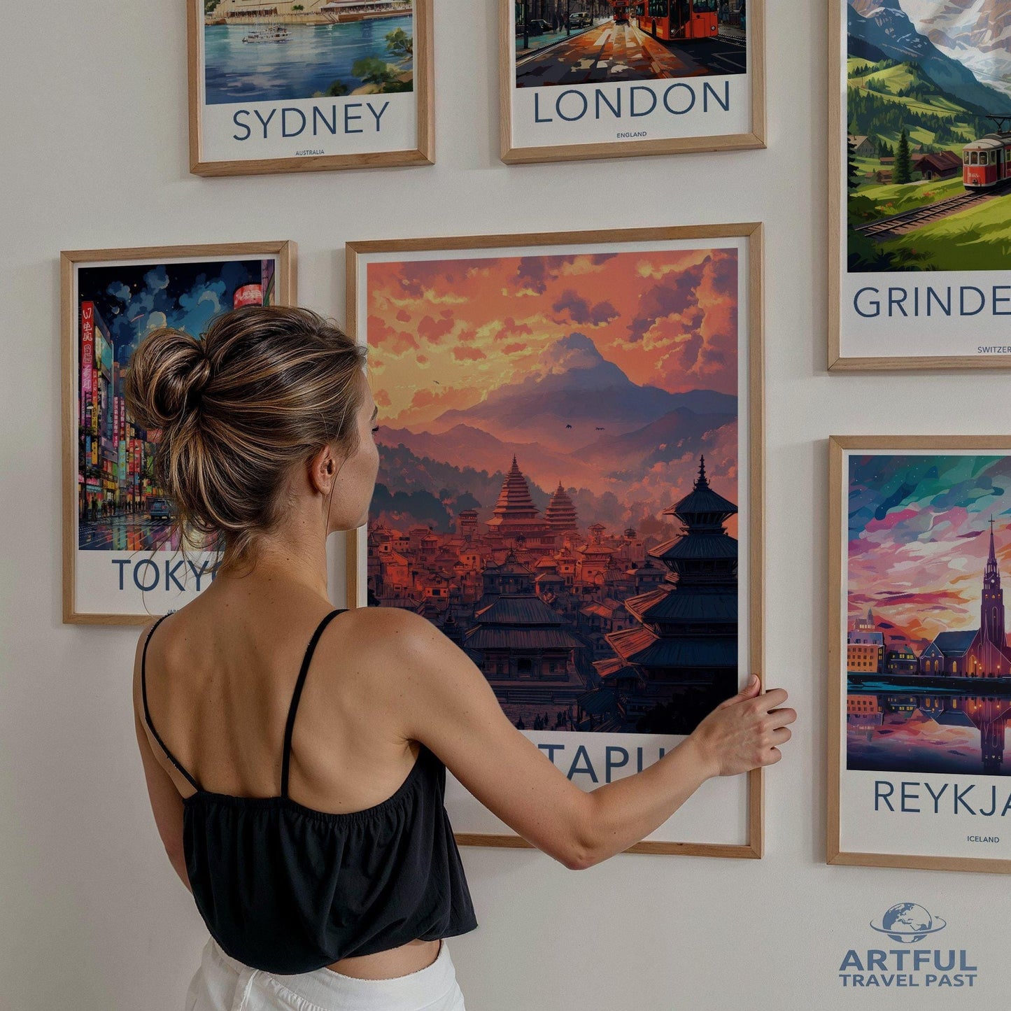 Bhaktapur Poster - Nepal Wall Art
