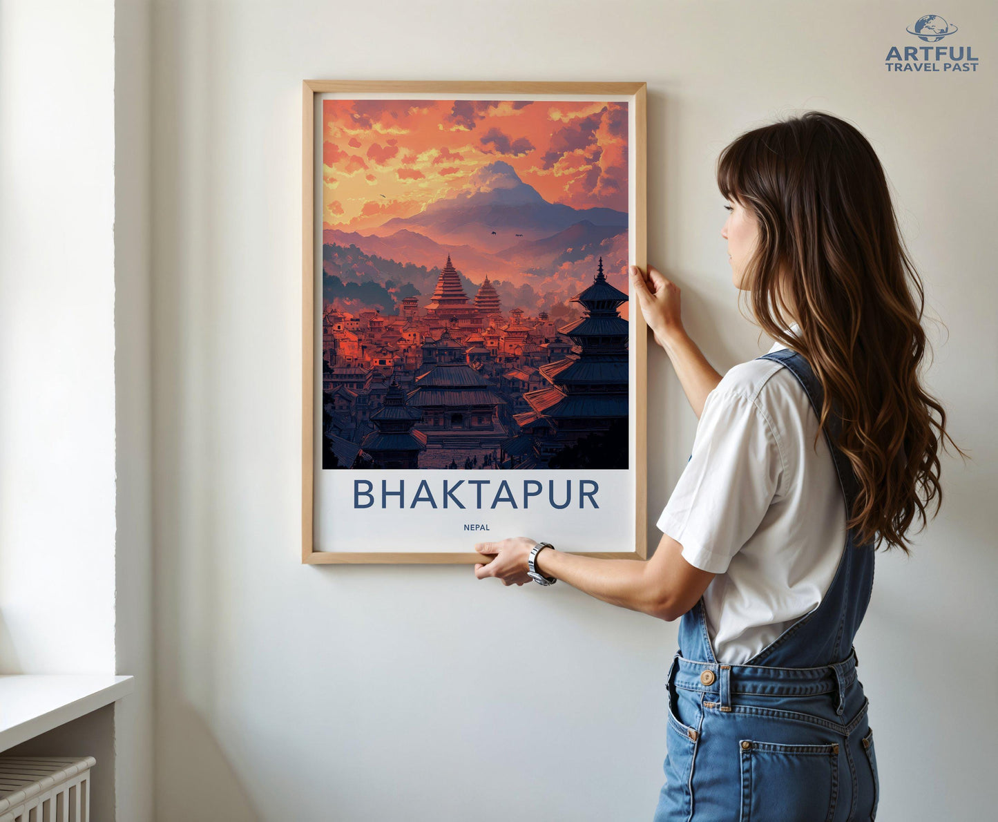 Bhaktapur Poster - Nepal Wall Art