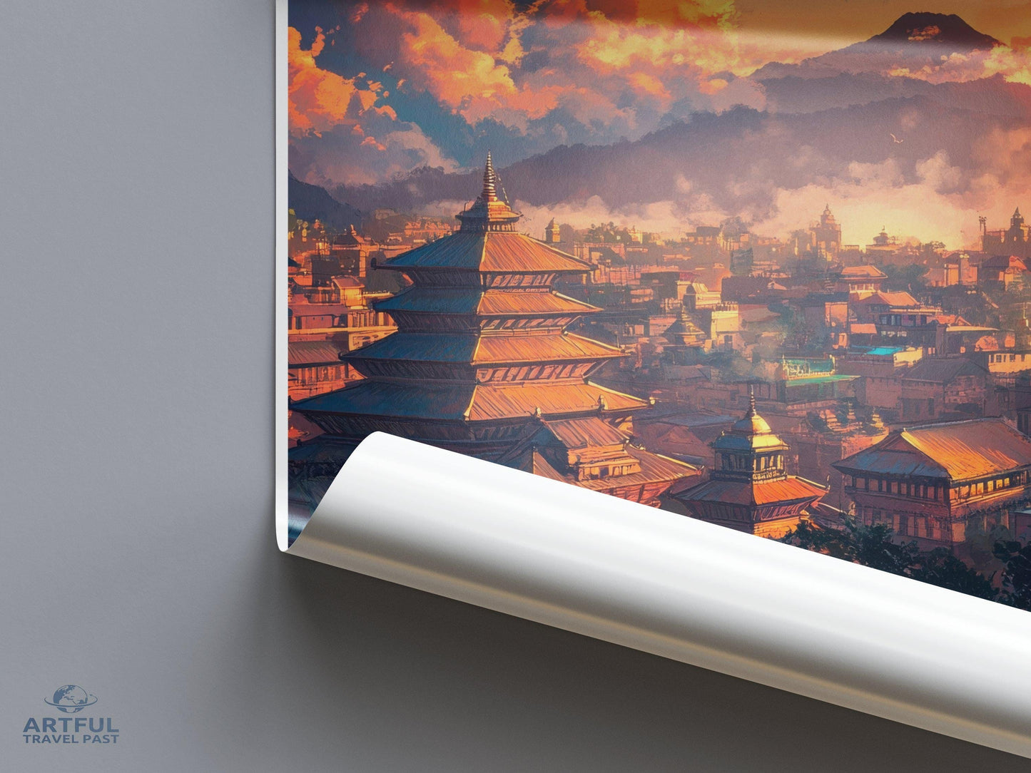 Bhaktapur Poster - Nepal Wall Art
