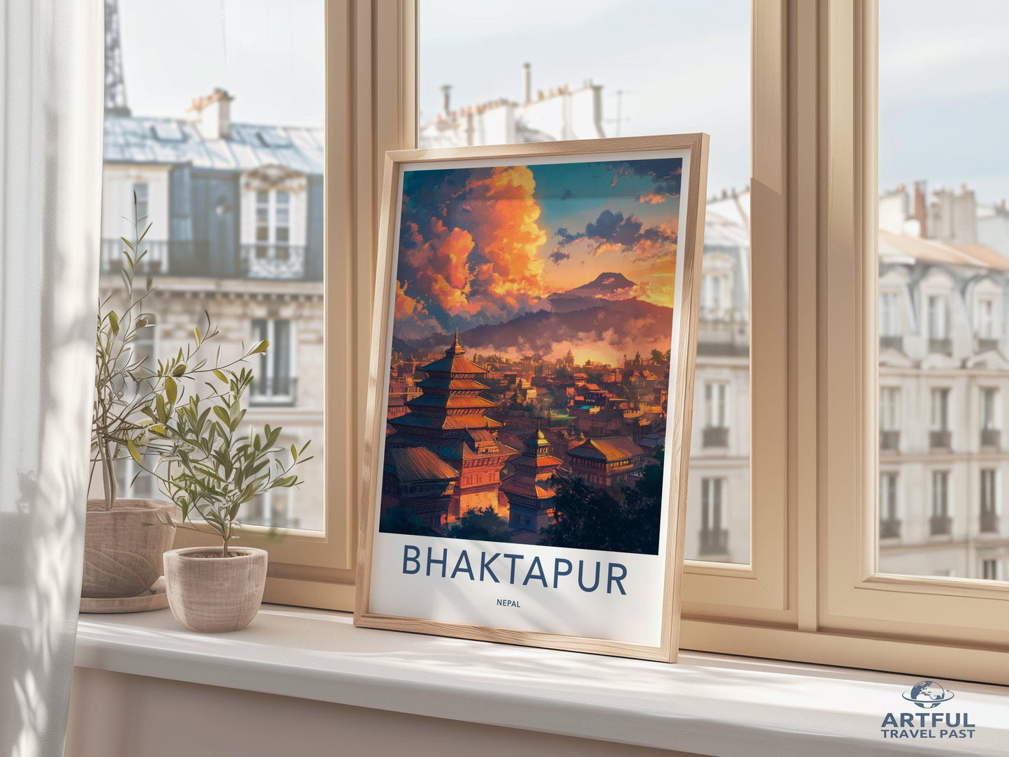 Bhaktapur Poster - Nepal Wall Art
