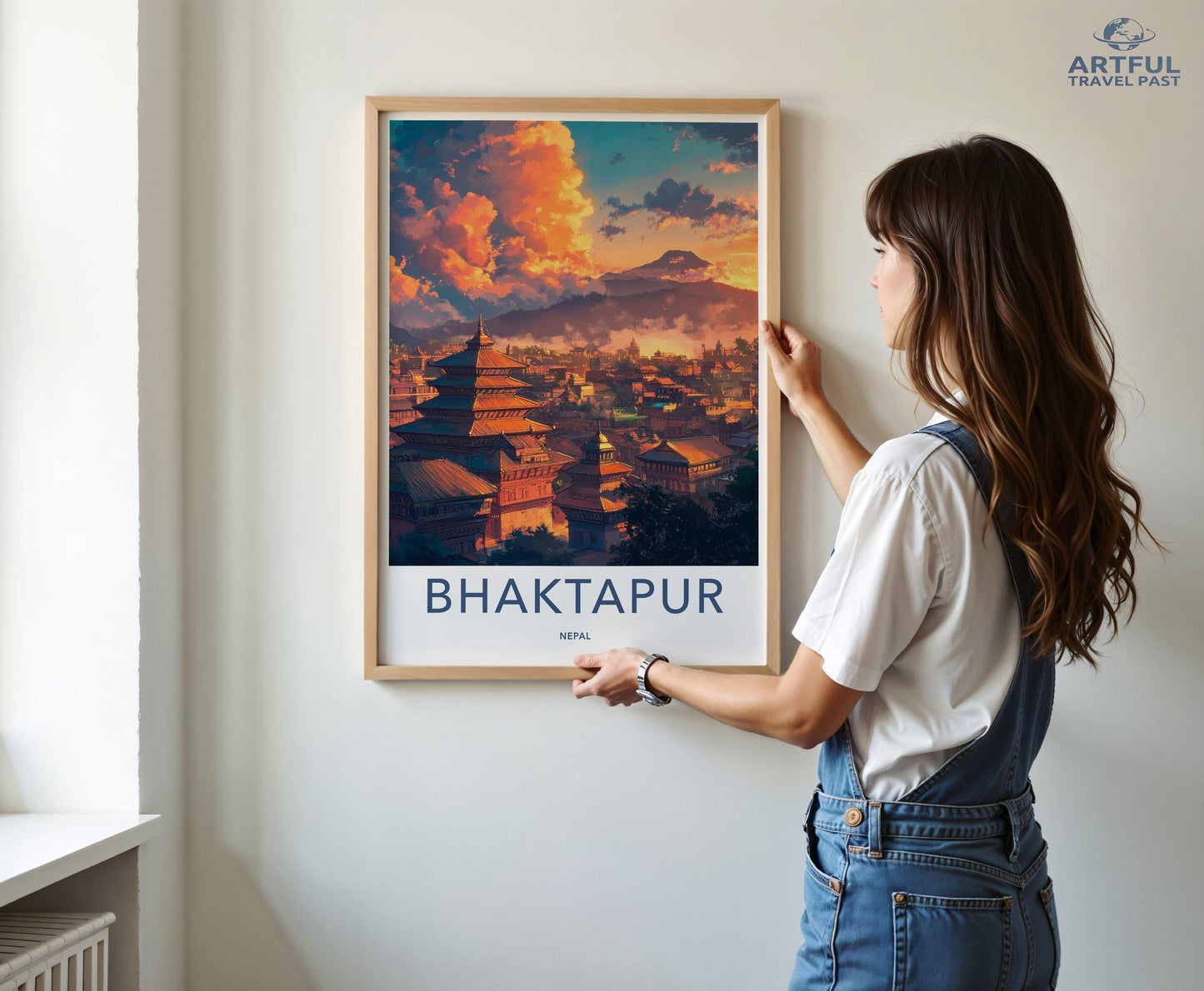 Bhaktapur Poster - Nepal Wall Art