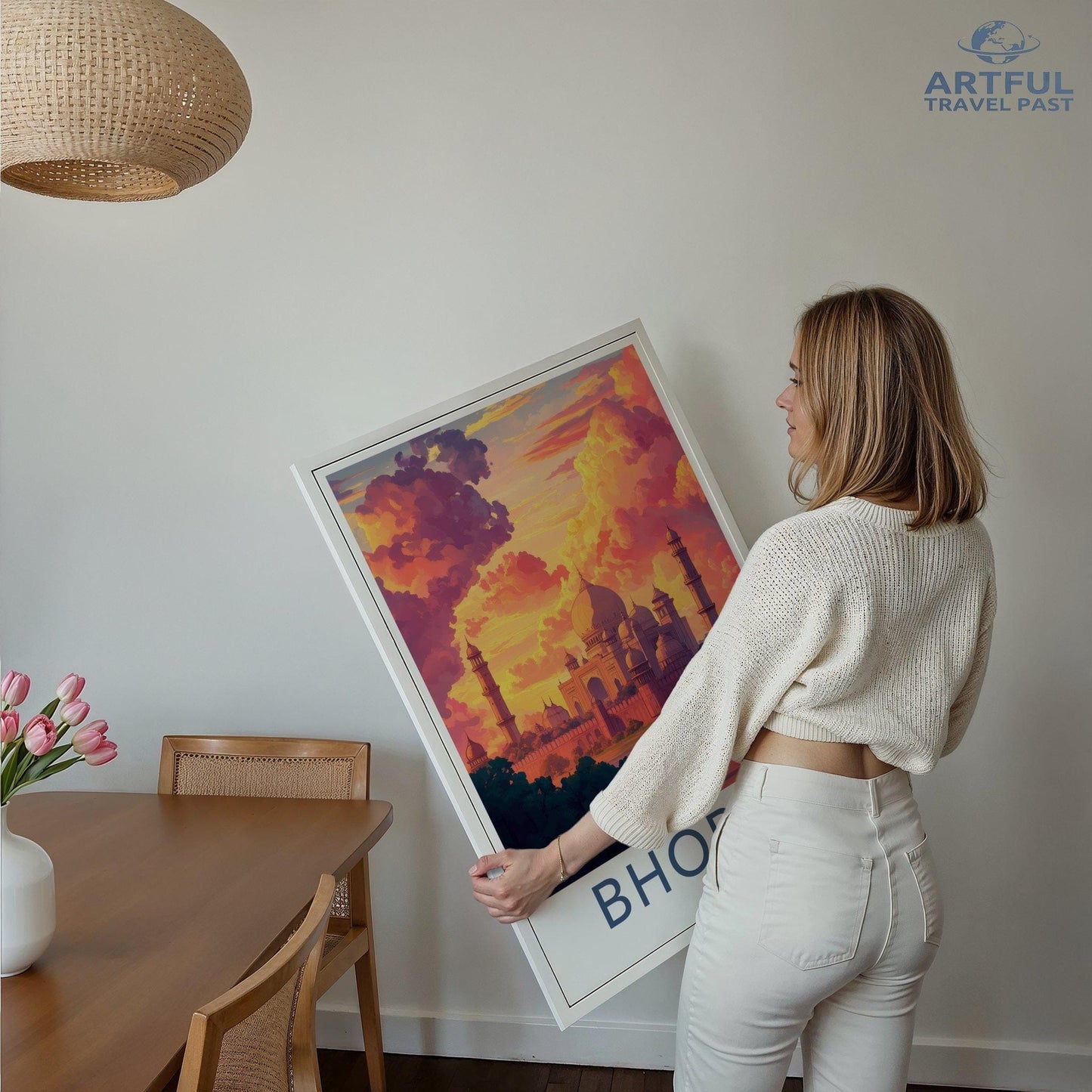 Bhopal Poster | Madhya Pradesh Wall Art | India Decor