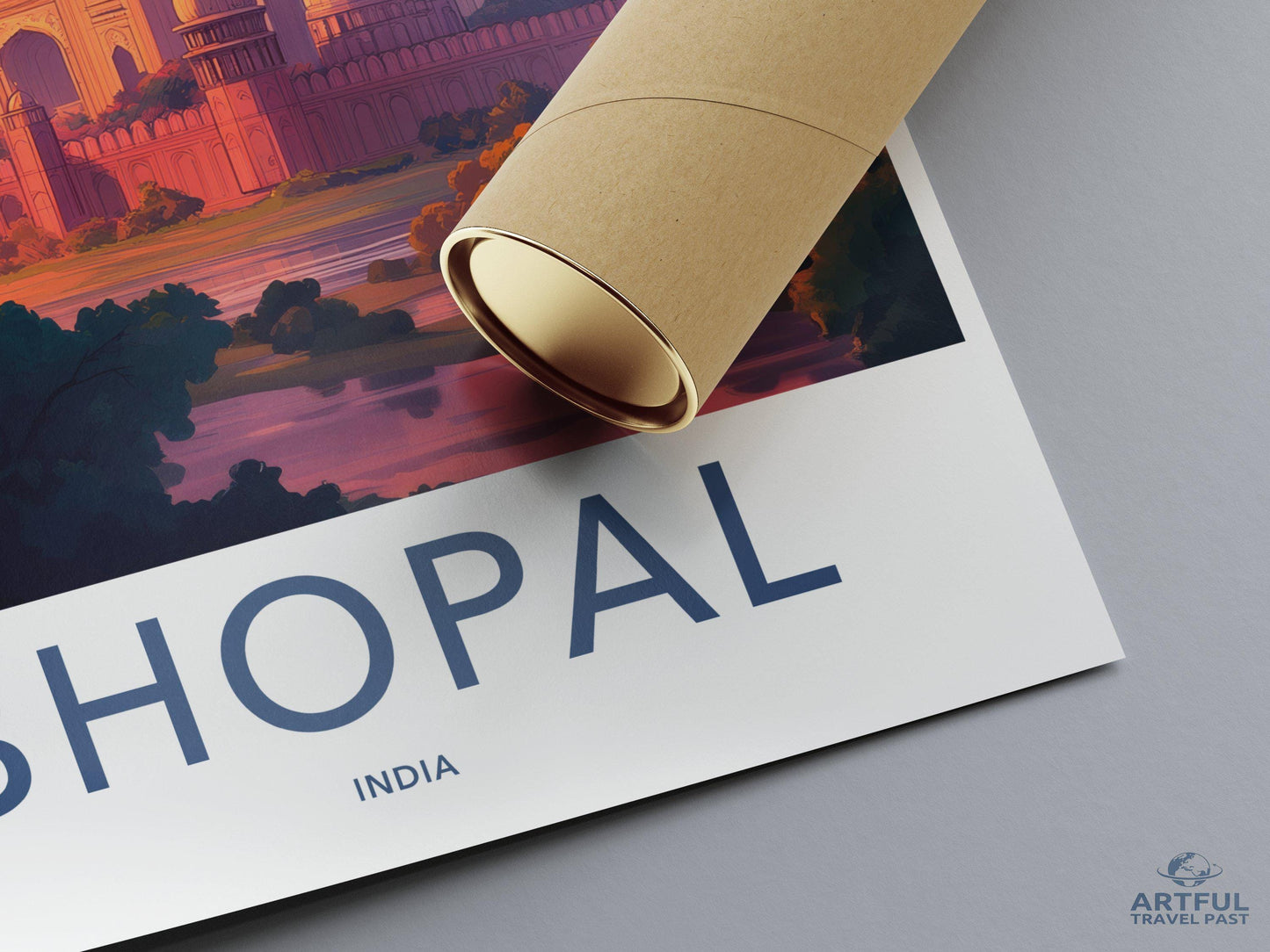 Bhopal Poster | Madhya Pradesh Wall Art | India Decor