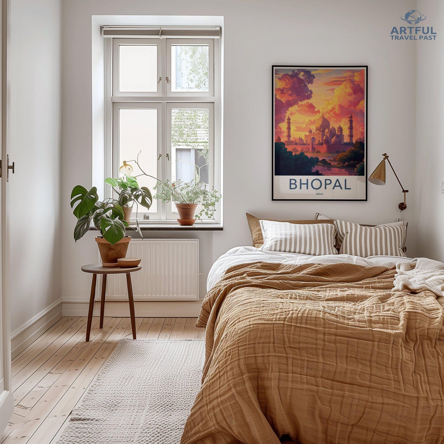 Bhopal Poster | Madhya Pradesh Wall Art | India Decor