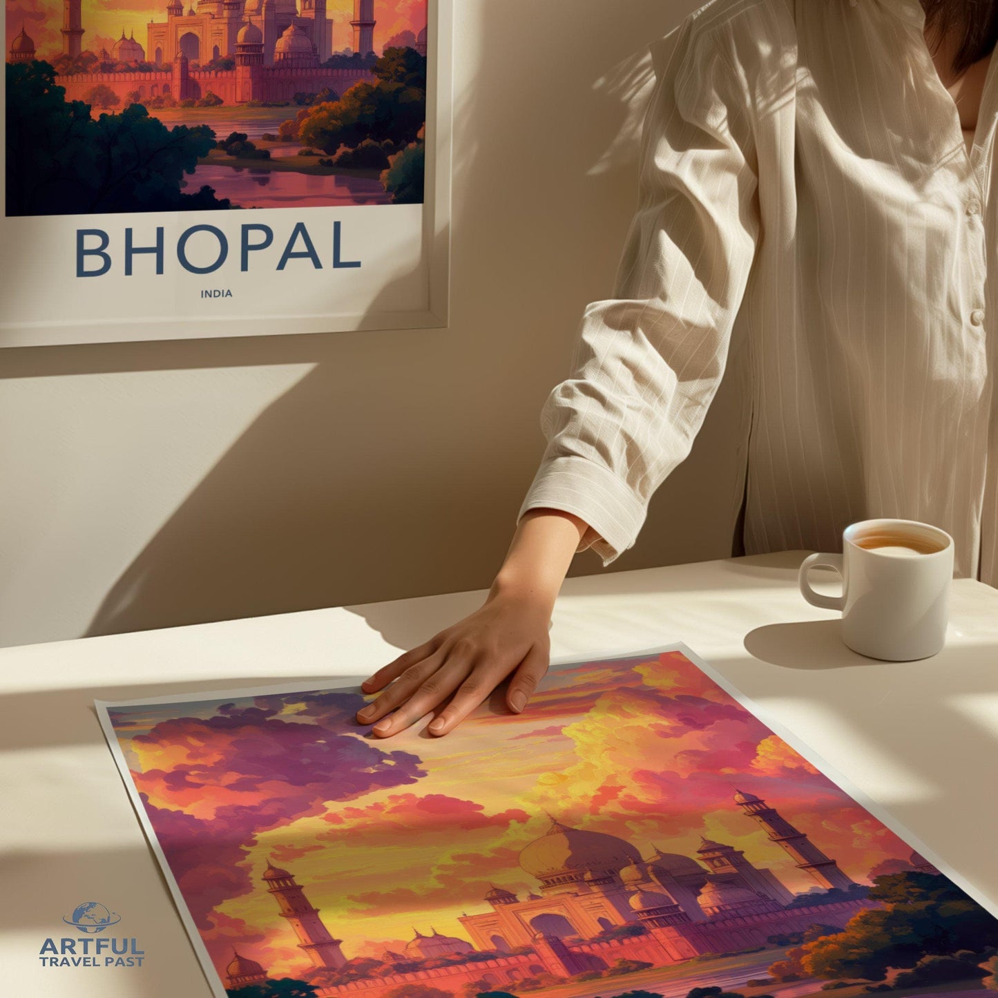 Bhopal Poster | Madhya Pradesh Wall Art | India Decor