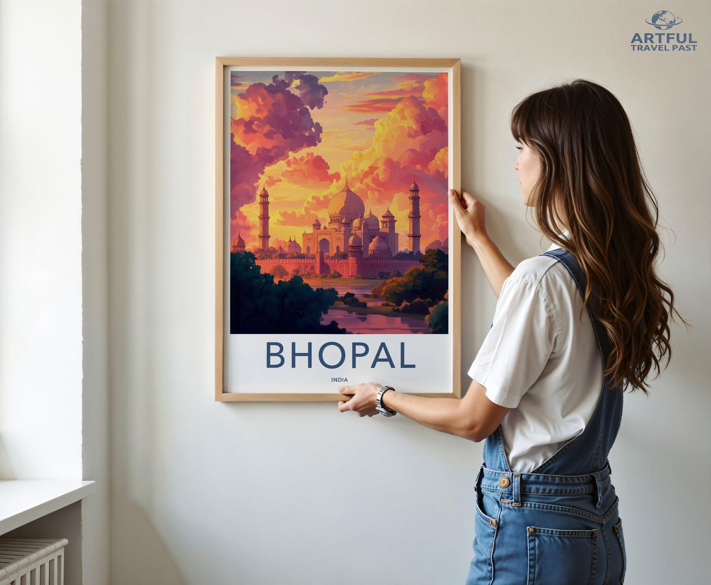 Bhopal Poster | Madhya Pradesh Wall Art | India Decor